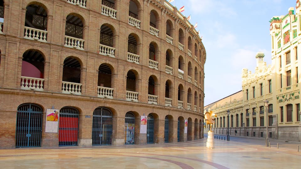 Valencia City Centre which includes a city, heritage architecture and a castle