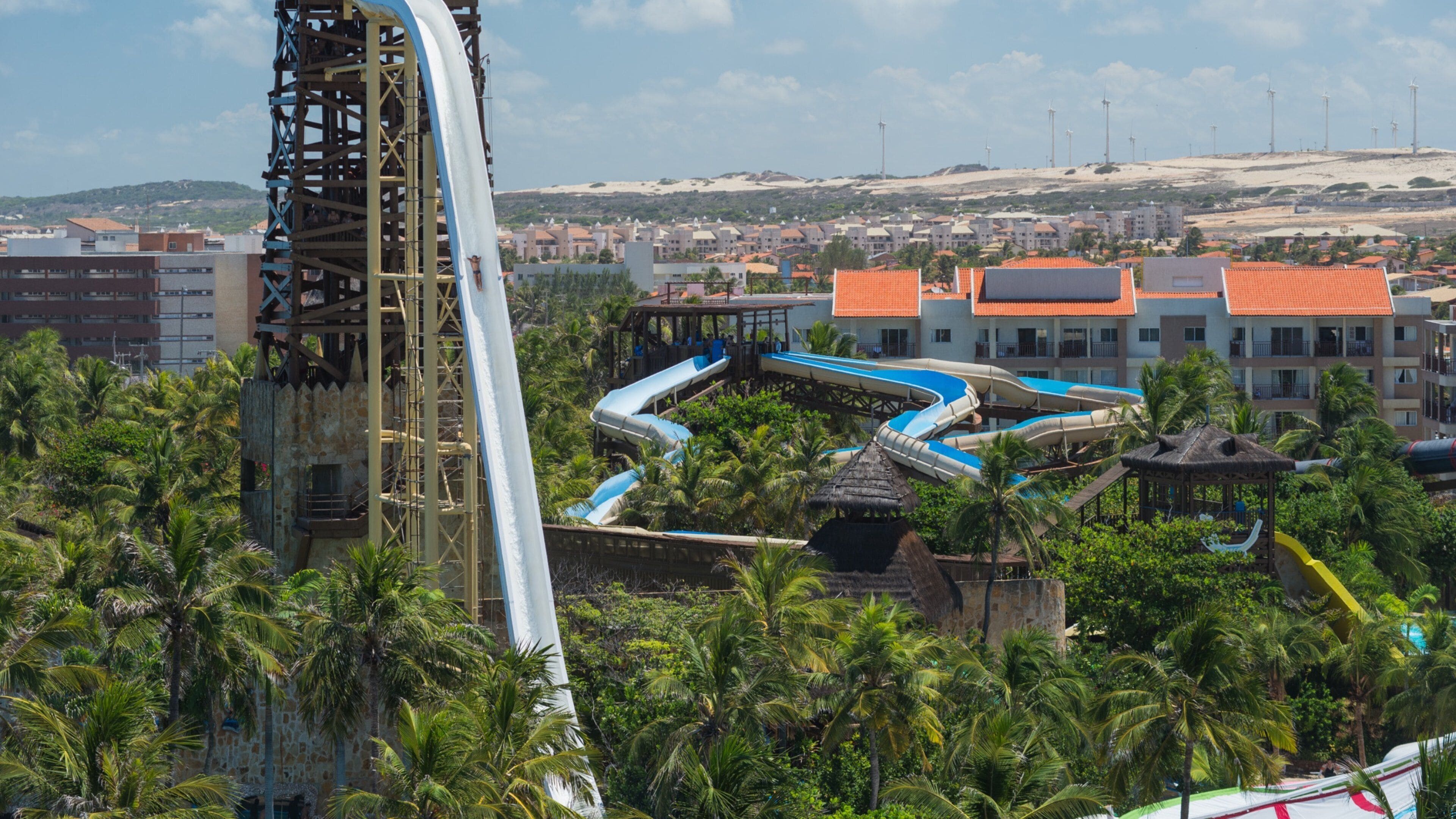 Beach Park Water Park featuring landscape views and a waterpark
