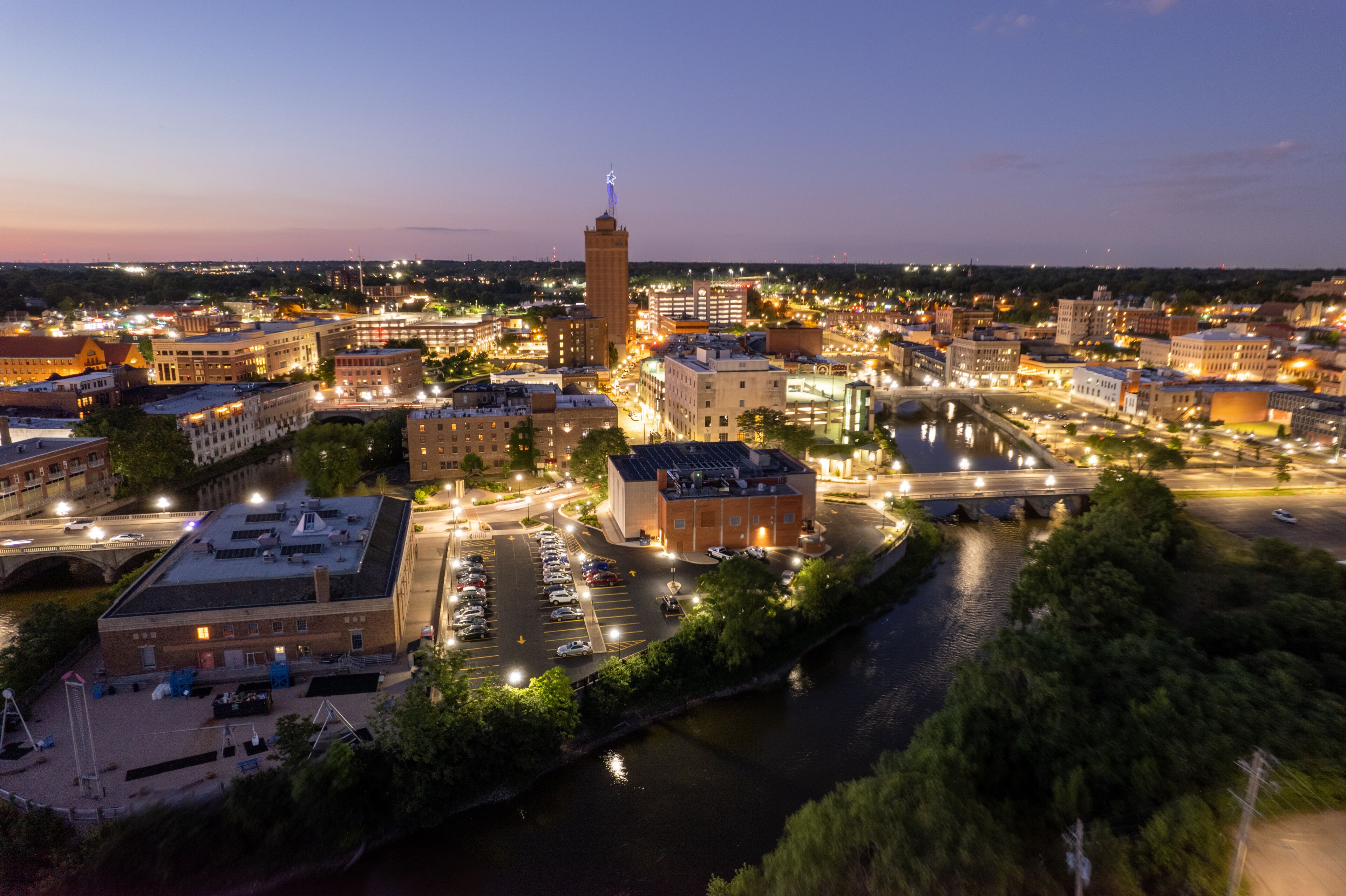 Aurora IL Nightscape