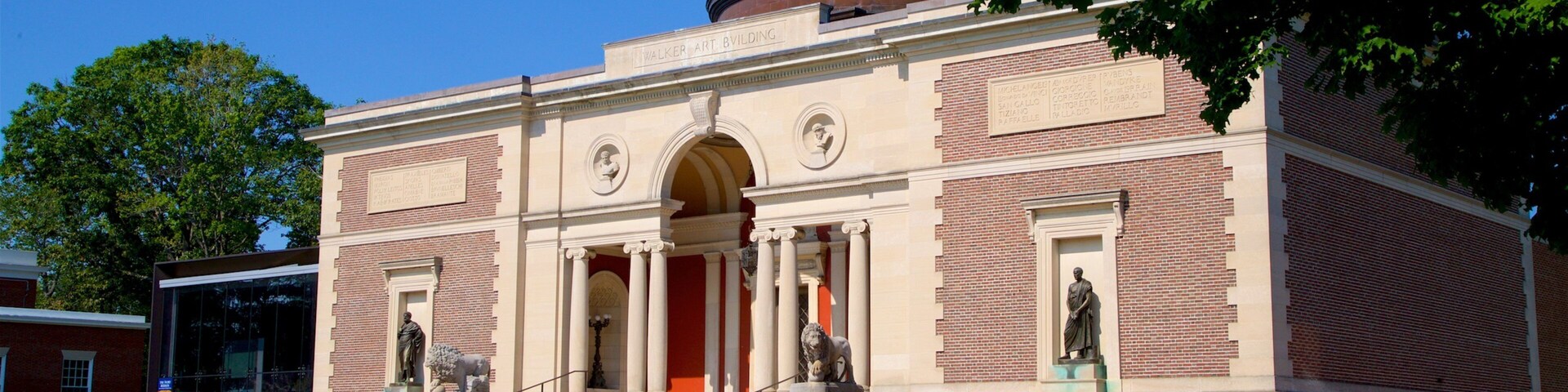 Bowdoin College Museum of Art que inclui arquitetura de patrimônio