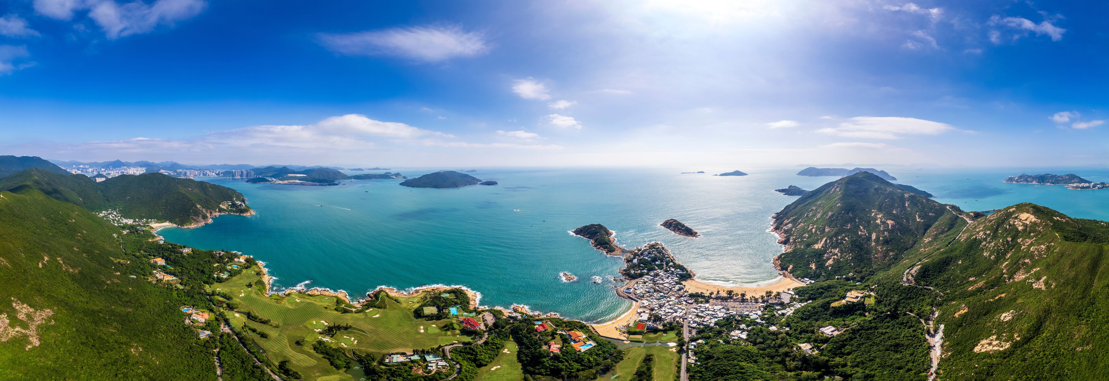 Shek O Peninsula From Dragon's Back at Day, Hong Kong