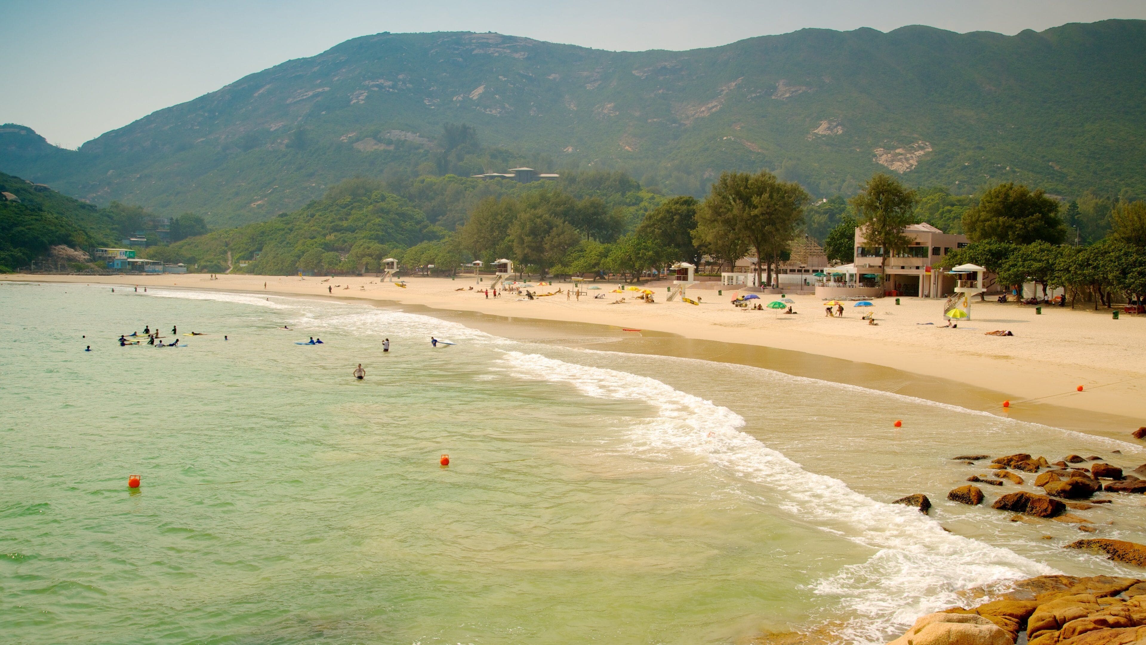 Shek O featuring a sandy beach and general coastal views