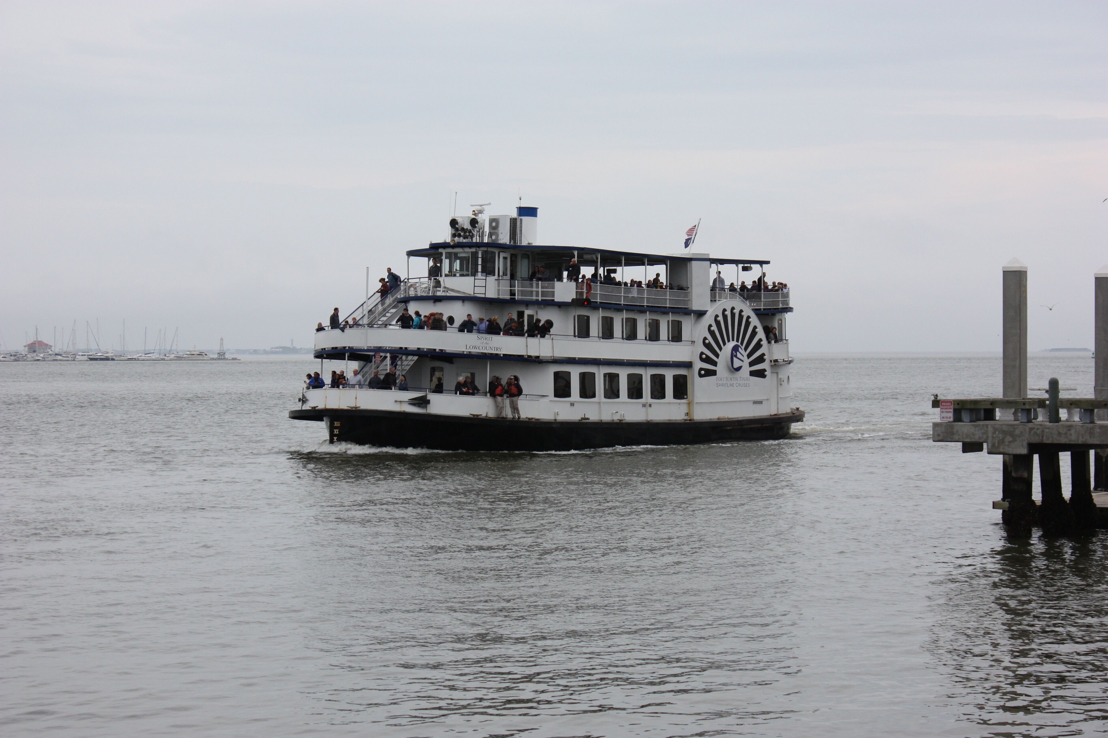 Take a ferry ride to Fort Sumter to see the island and take a tour of the fort.