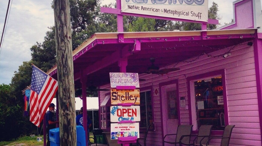 Cassadaga, FL is the psychic and medium capital of the world! Drive through and stop by one of the many places for a reading, check your pet's aura, or purchase some "metaphysical stuff." It's a fun and different way to spend an afternoon.