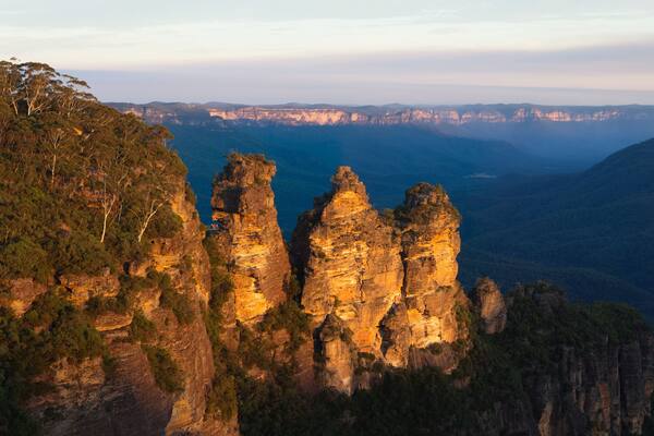 The iconic Three Sisters in the Blue Mountains