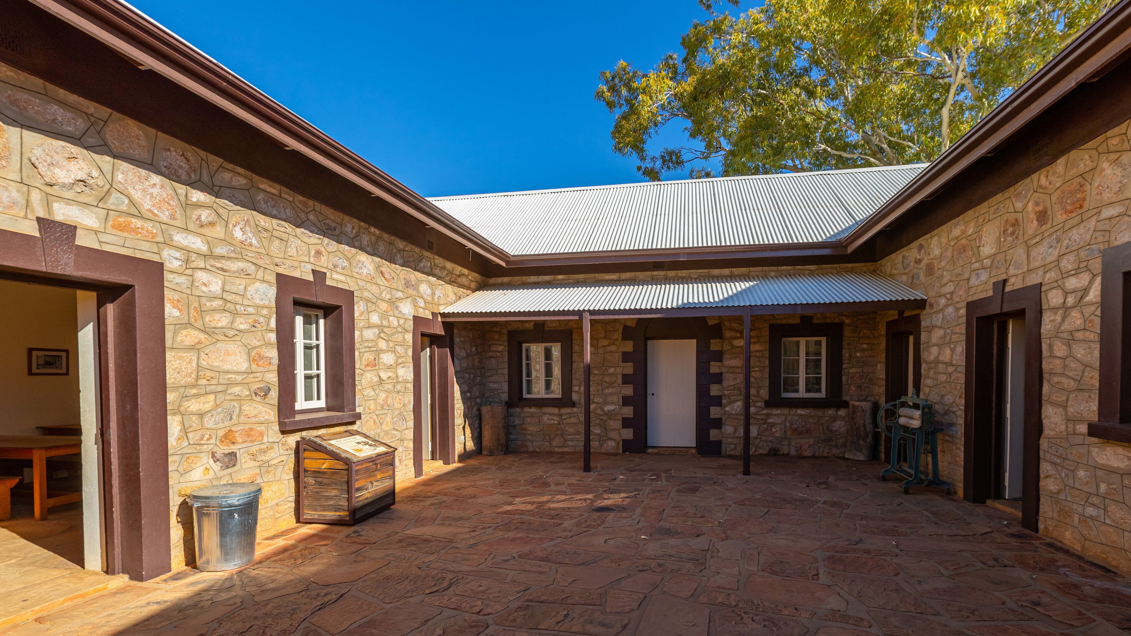 Alice Springs Telegraph Station showing heritage elements