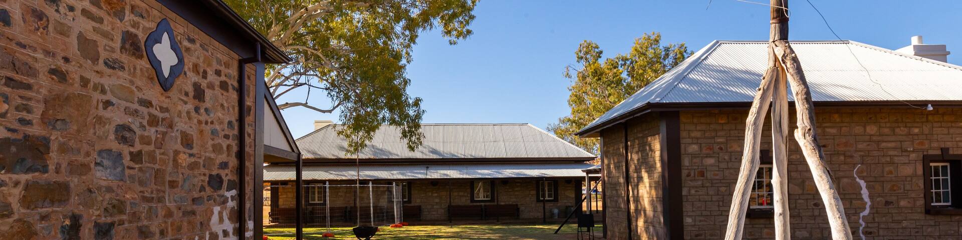 Alice Springs Telegraph Station which includes a small town or village