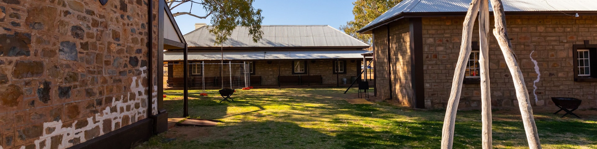 Alice Springs Telegraph Station which includes a small town or village
