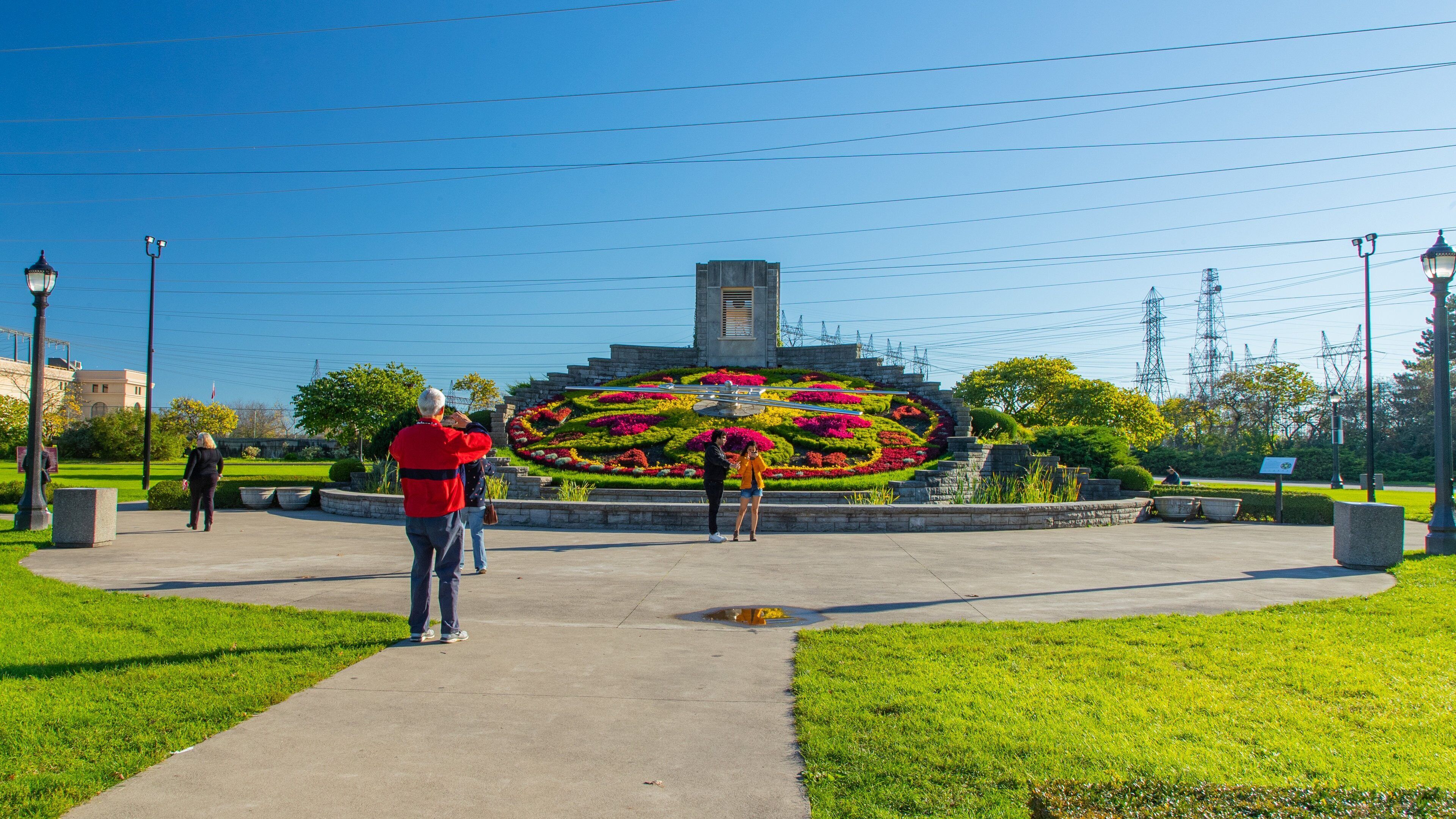 Floral Clock which includes a park and flowers