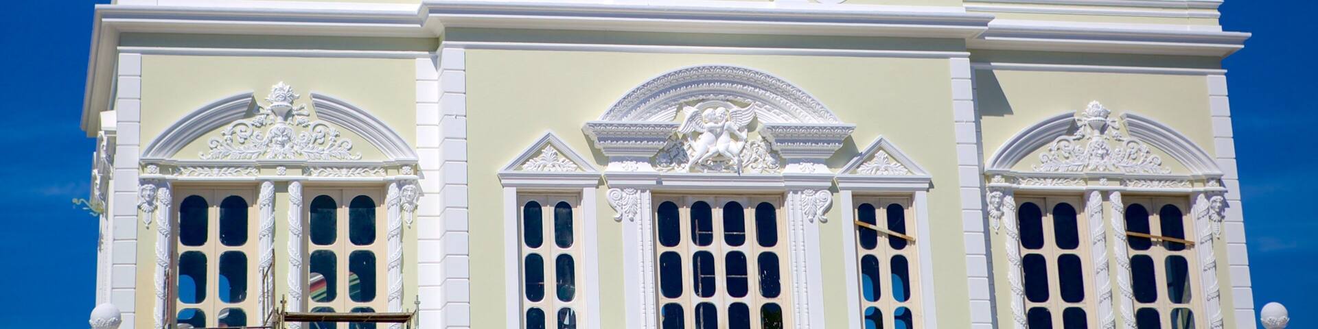 Jose de Alencar Theater showing heritage architecture