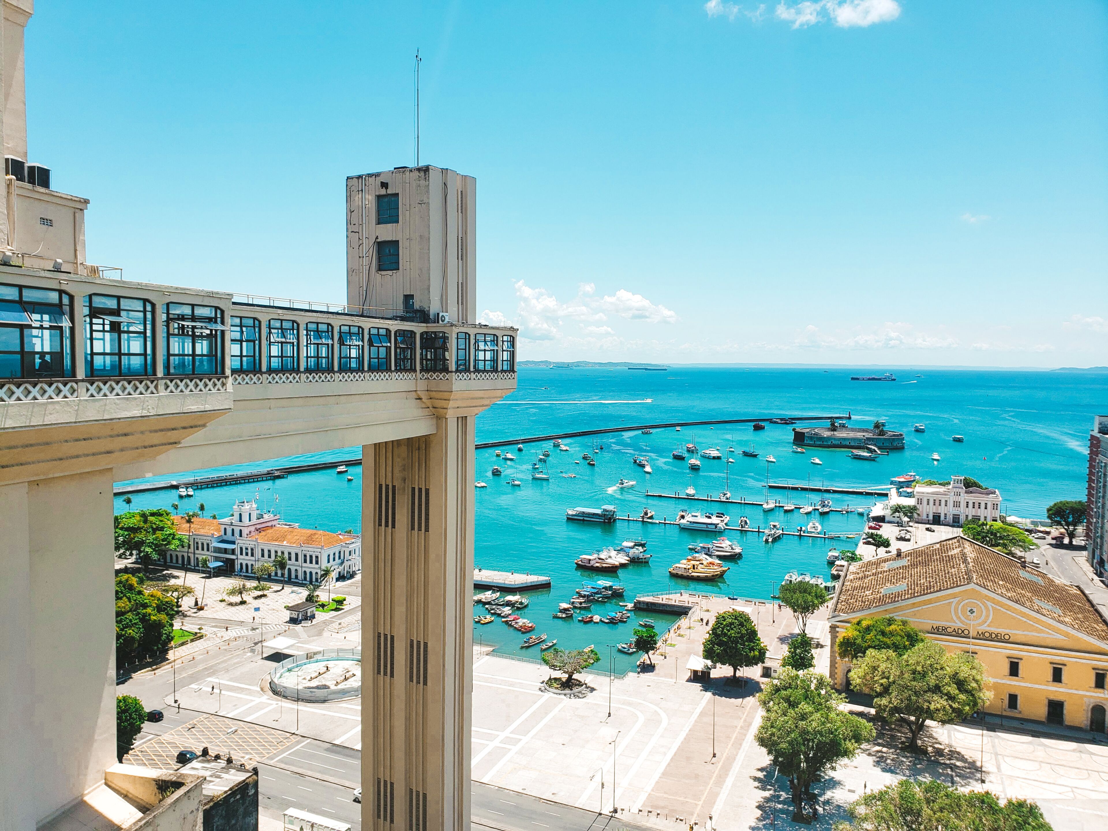 Salvador; elevador lacerda; landscape; Bahia; BA; Brasil;Brazil; Brazilian Beach