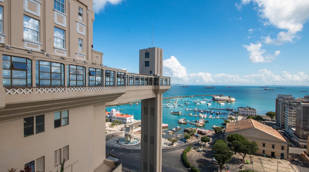View from Lacerda Elevator on Pelourinho in Salvador, Brazil