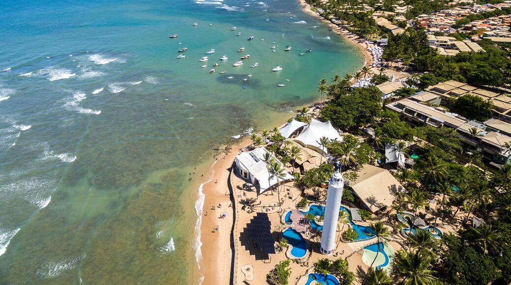 Aerial View of Praia do Forte, Bahia, Brazil