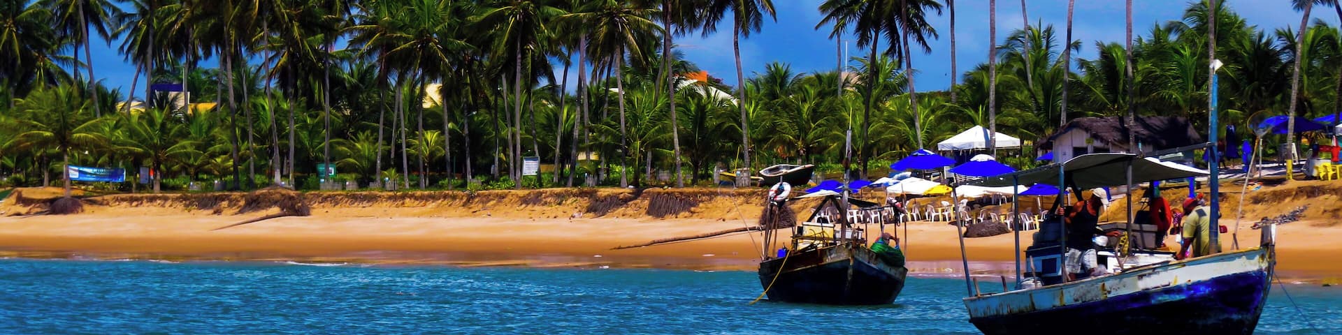 beach Guarajuba, Bahia, Brazil