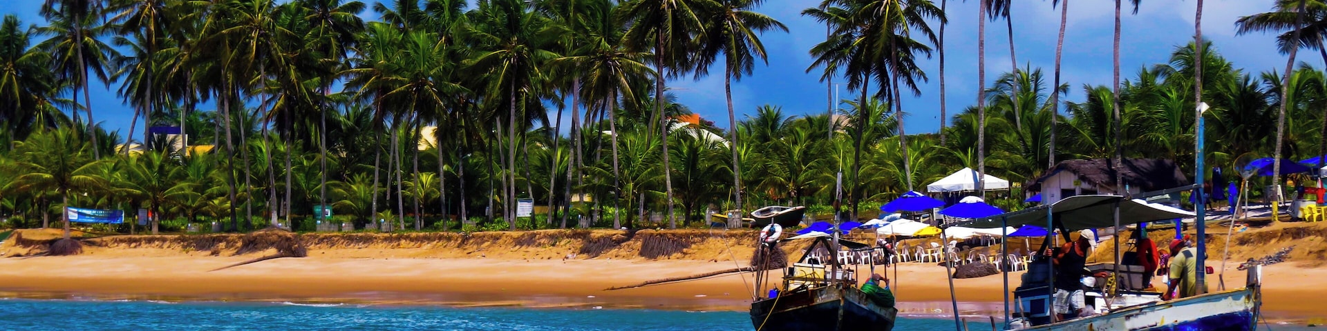 beach Guarajuba, Bahia, Brazil
