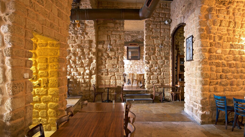 Jaffa showing heritage elements and interior views