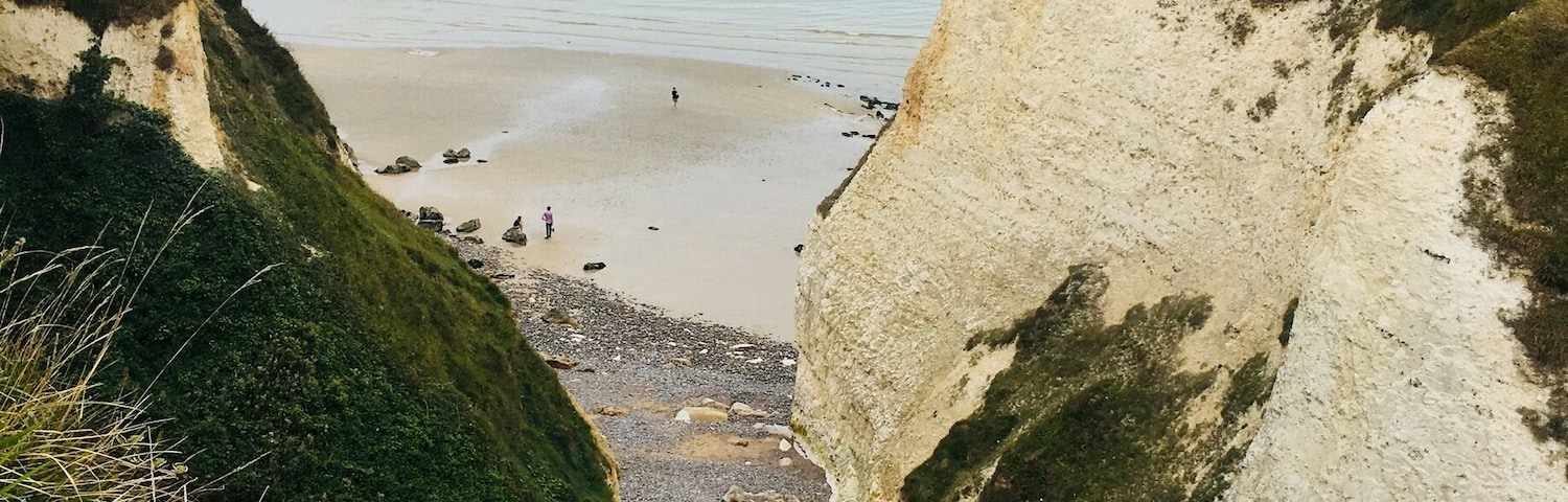 En hauteur à contempler la valleuse de vasterival 😎