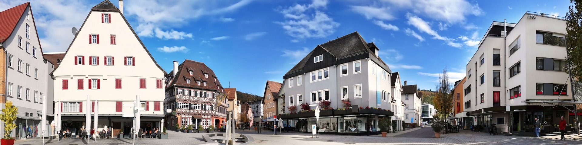 Nagold, Marktplatz-Panorama