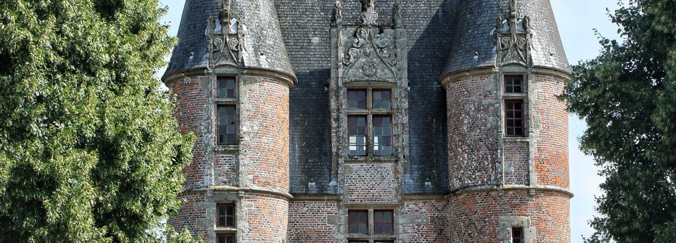 Carrouges Castle. In Normandy