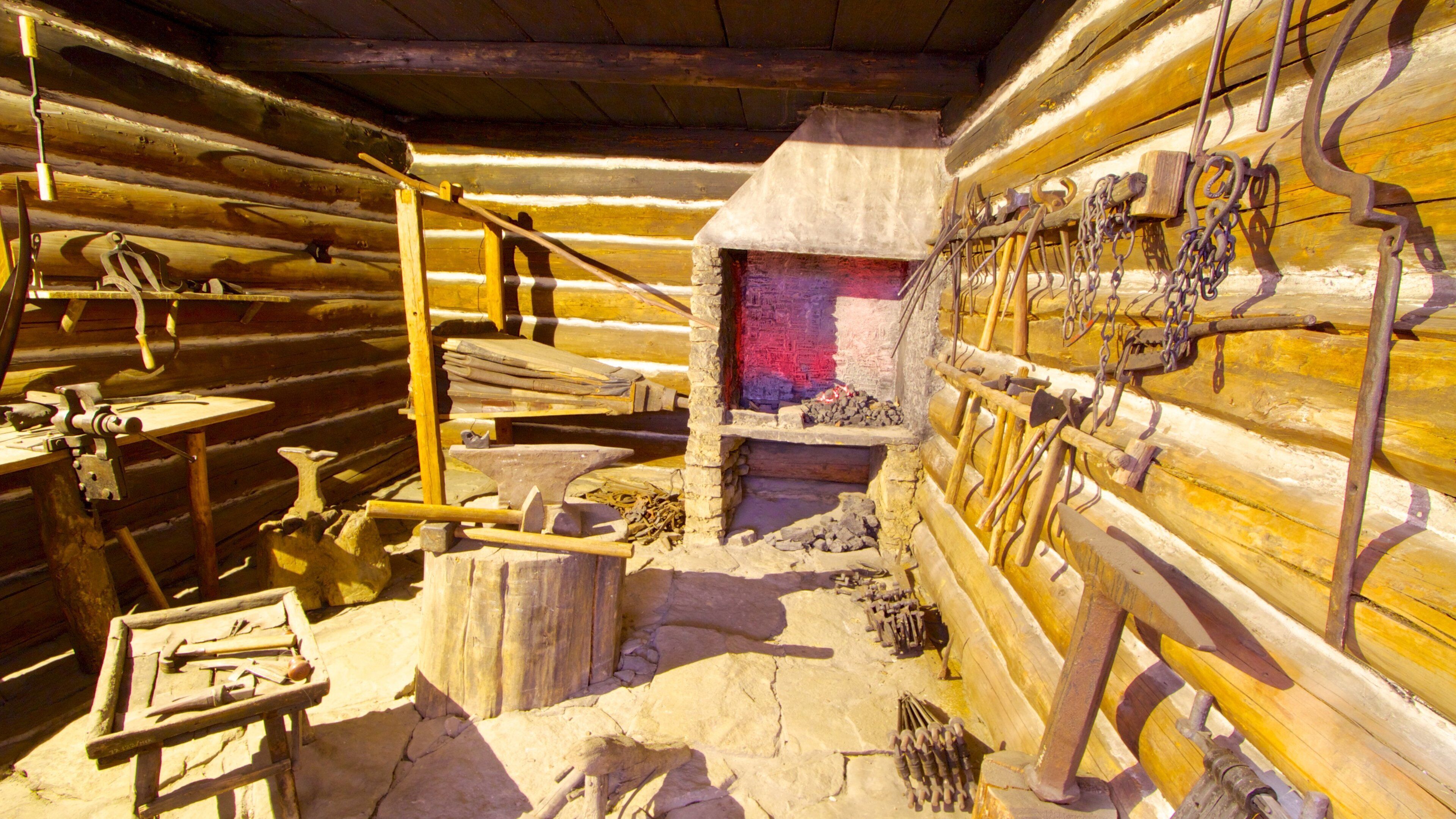 Etnografisk museum som viser innendørs