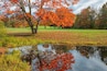 Autumn view of Omer's Golf Course and Resort near Twin Lakes in the Michigan Upper Peninsula