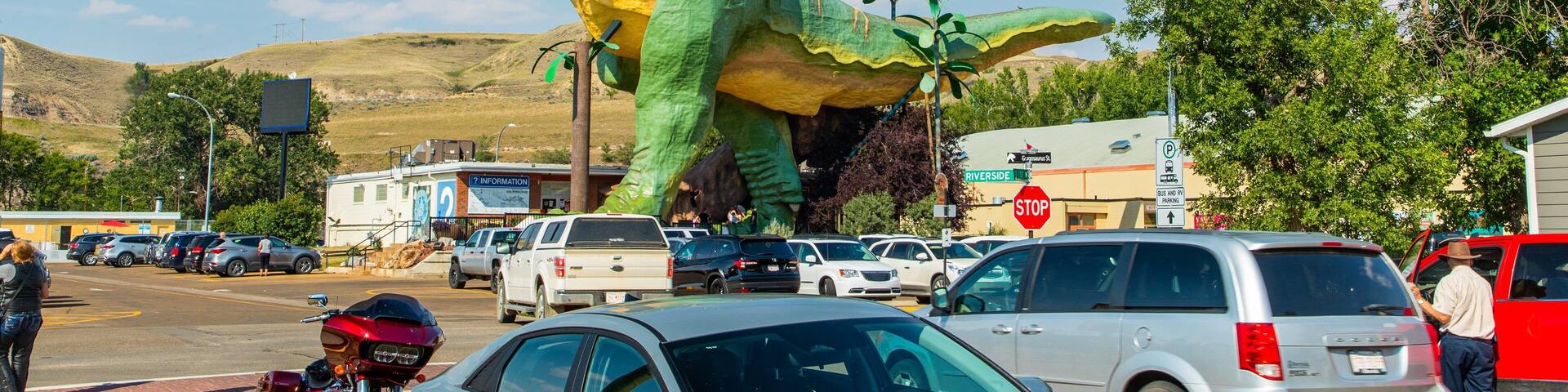 World\'s Largest Dinosaur showing outdoor art