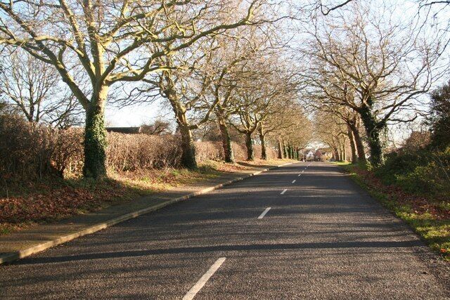 Old Grantham Road Looking towards Whatton-in-the-Vale along the old main road