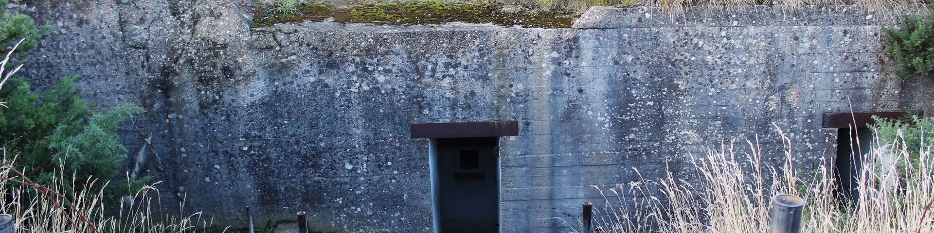 The old World War 2 German bunkers. A very interesting site