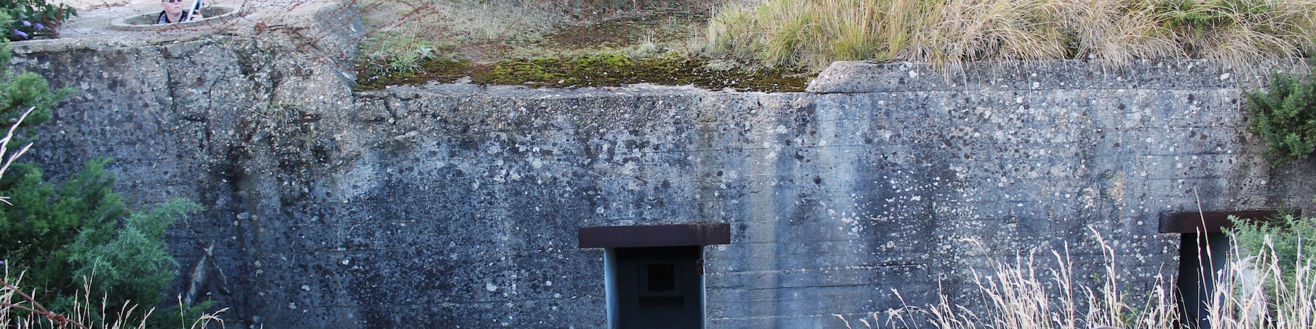 The old World War 2 German bunkers. A very interesting site