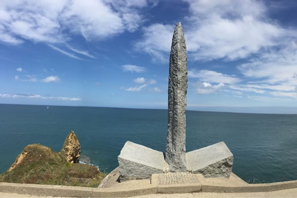 Scared remains of what used to be a german 6 heavy guns outpost and lookout.