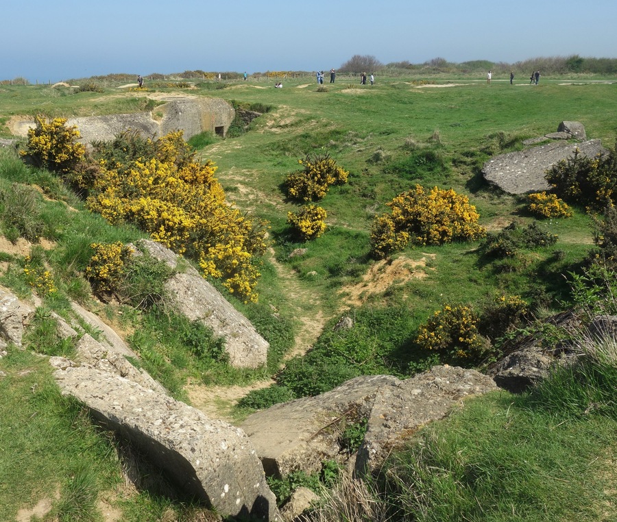 Normandy, traces of D-day.
June 6, 2019: 75th anniversary of D-day in Normandy.
Today, the Pointe du Hoc looks like the lunar surface. Craters left by aerial bombing and naval artillery shells still litter the ground as evidence of the fierce battle that took place here. #D_day_Normandy