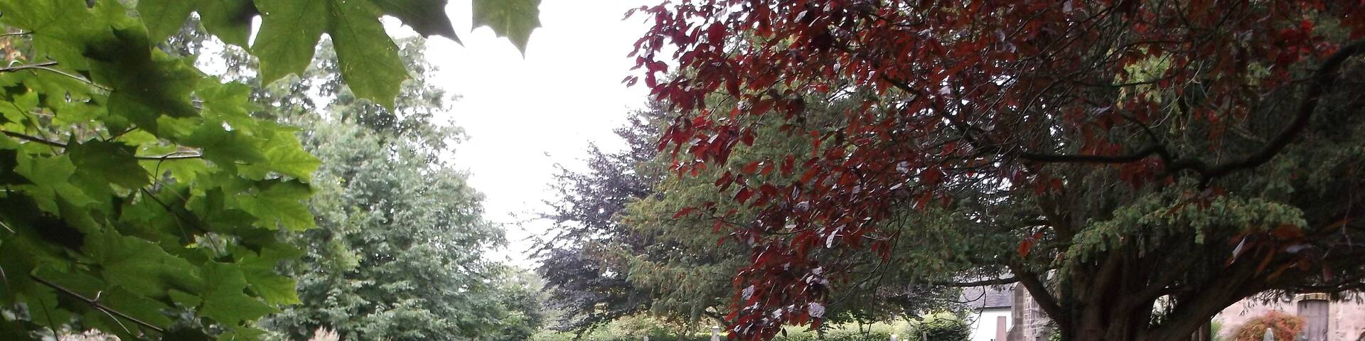 Churchyard, All Saints' Church, Risley, Derbyshire