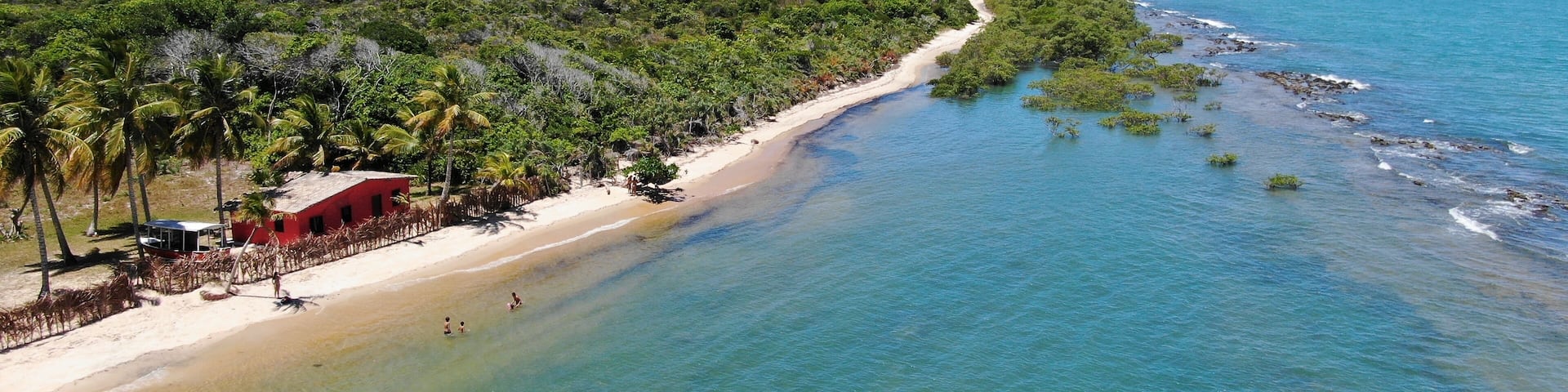 Praias de Santo André, Santo André Beaches, Bahía, Brazil