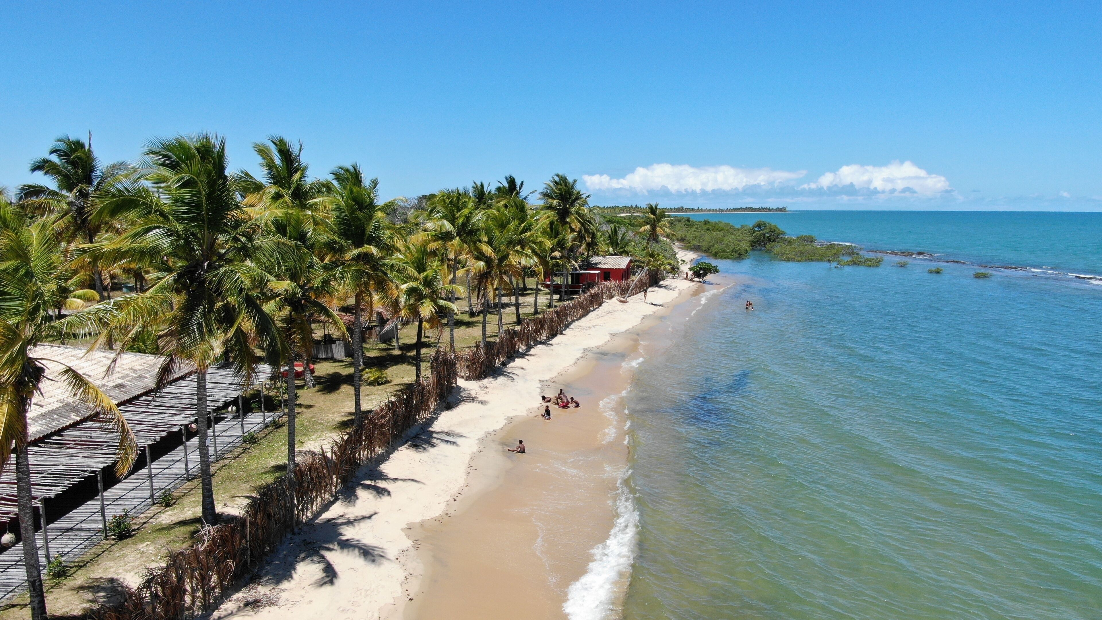 Praias de Santo André, Santo André Beaches, Bahía, Brazil