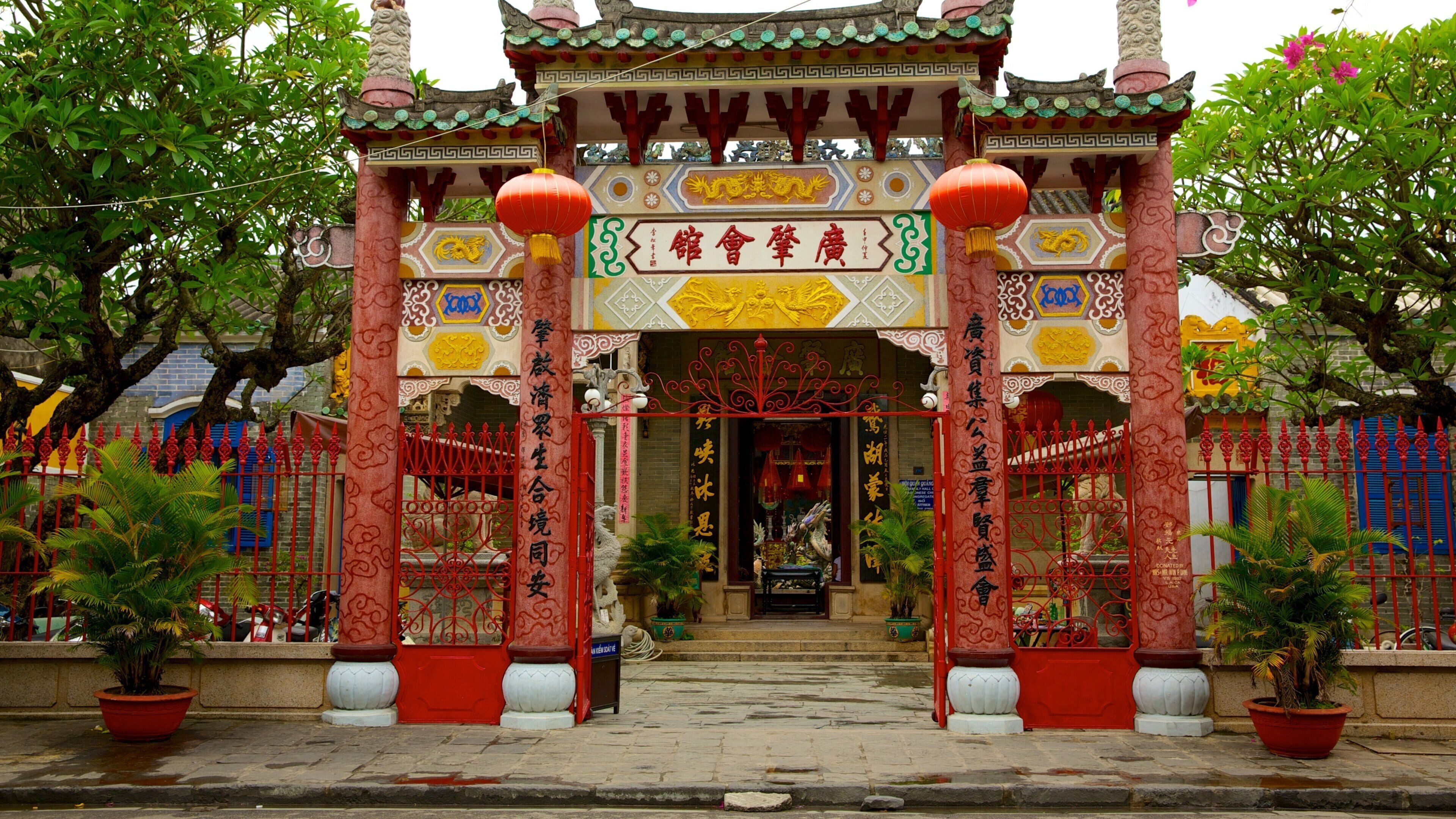 Kantonesische Versammlungshalle das einen Ansichten und historische Architektur