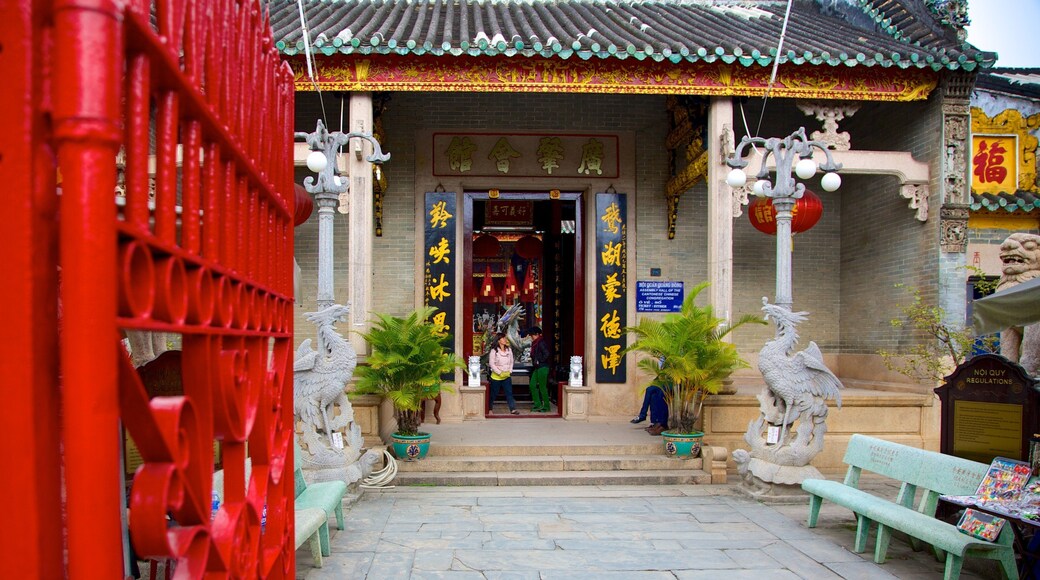 Congrégation chinoise de Canton qui includes bâtiment public et art en plein air