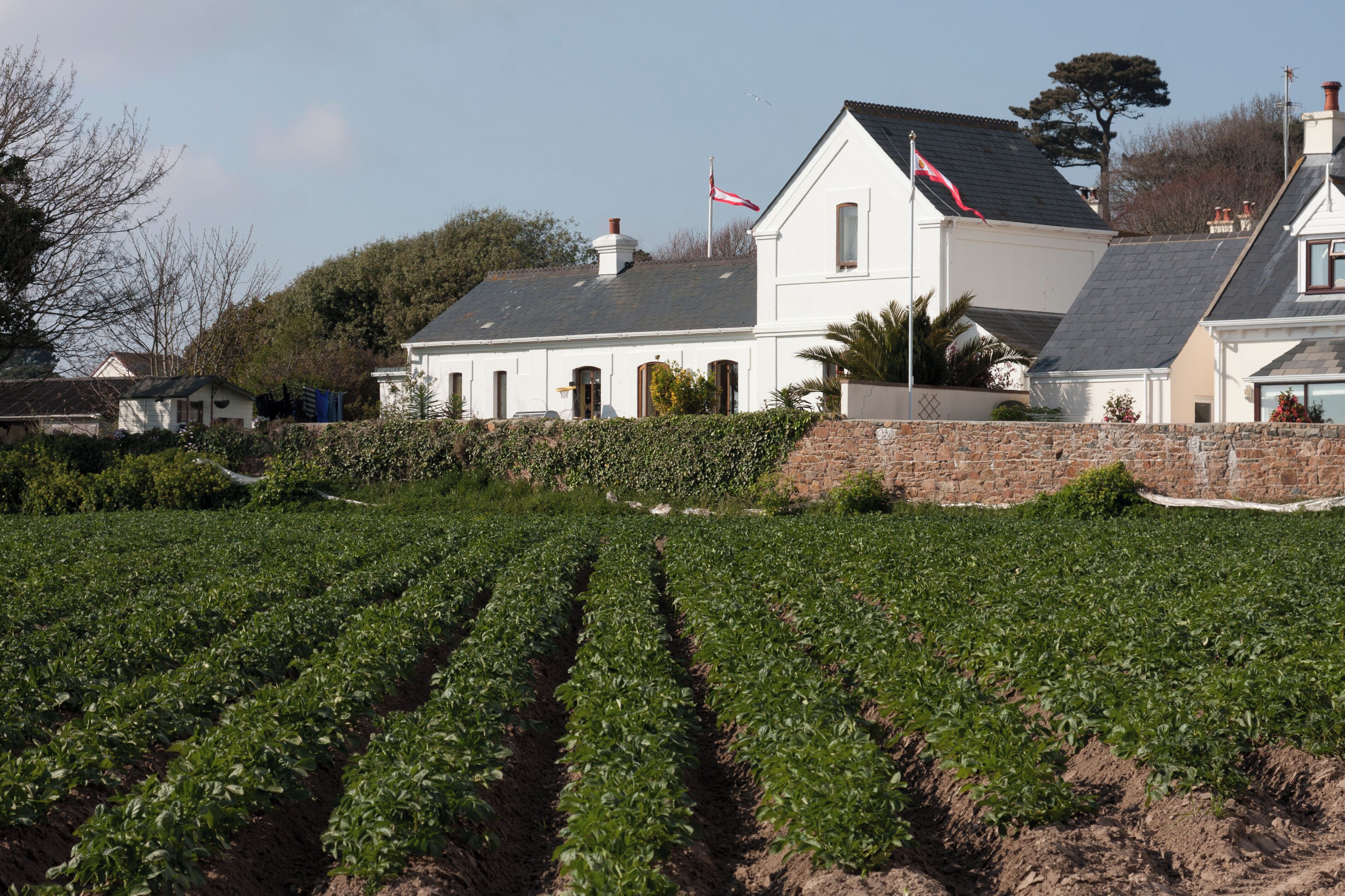 Former railway station building in Samarès, St. Clement, Jersey.
