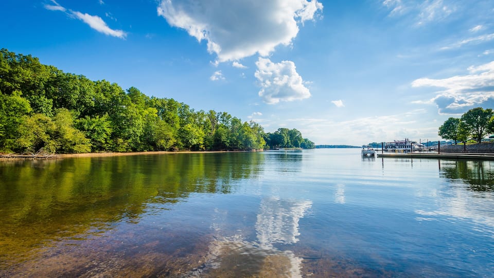 Lake Norman, at McCrary Access Area, in Mooresville, North Carol