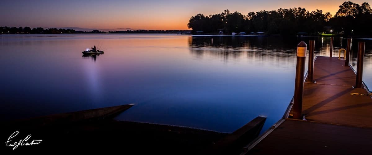 Sunrise picture at the Boatlanding
