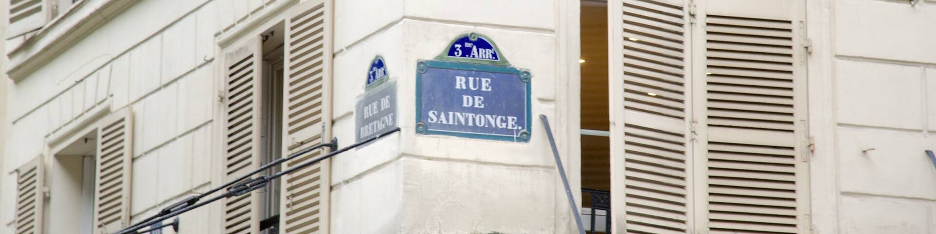 3. Arrondissement das einen Beschilderung