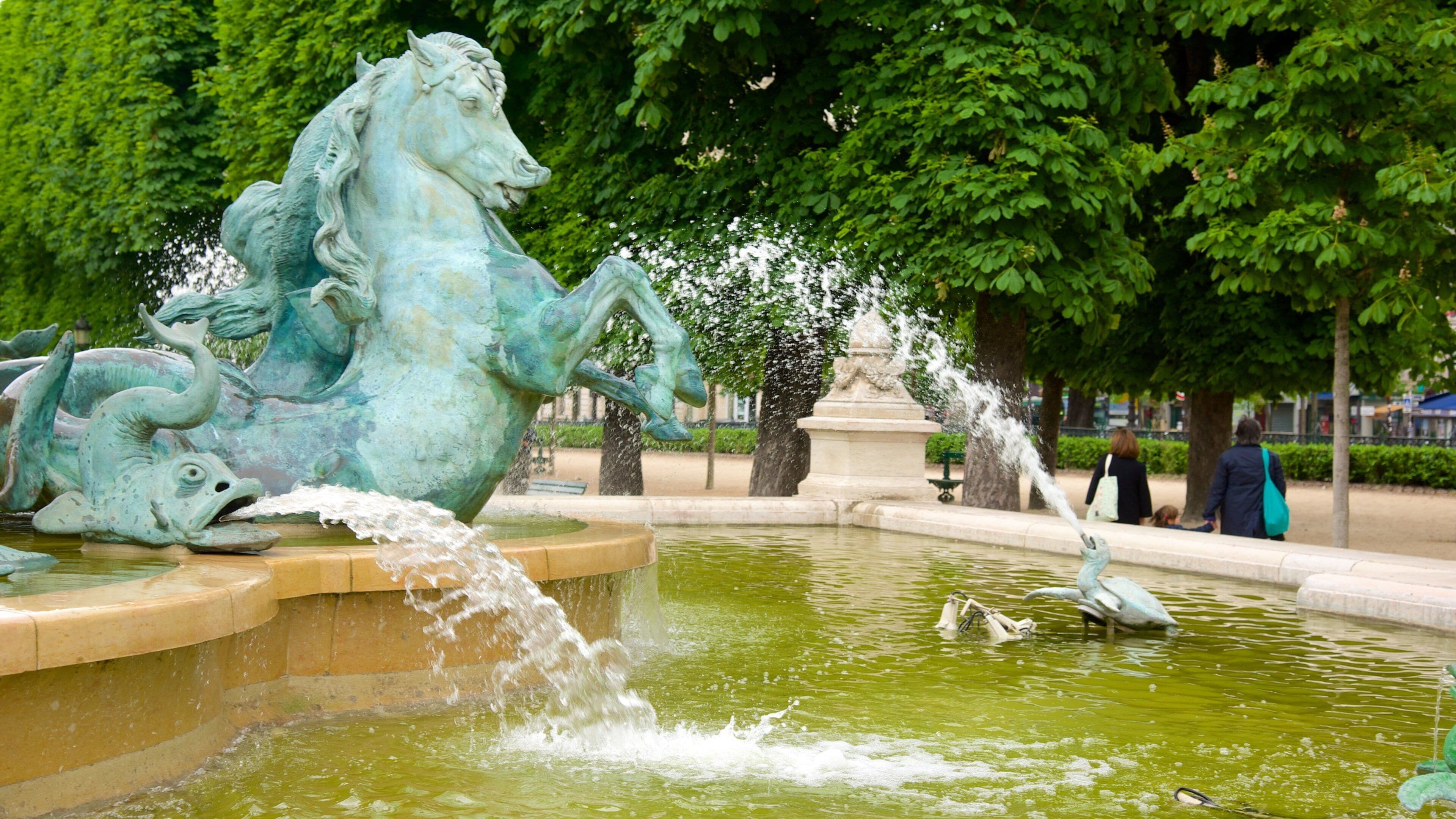 6. Arrondissement som omfatter et springvand