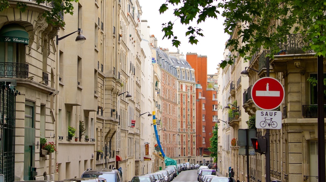 6. arrondissement som viser gatescener, kulturarv og by