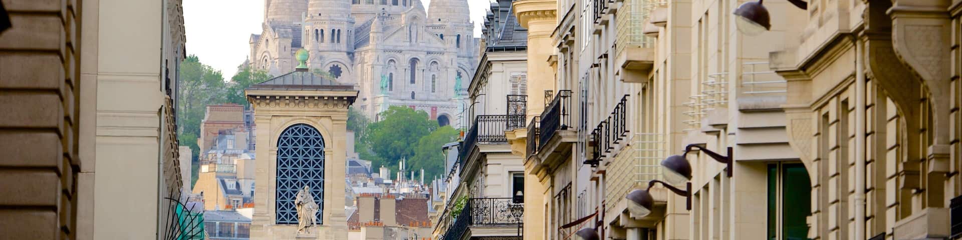 9. Arrondissement joka esittää kaupunki ja perintökohteet