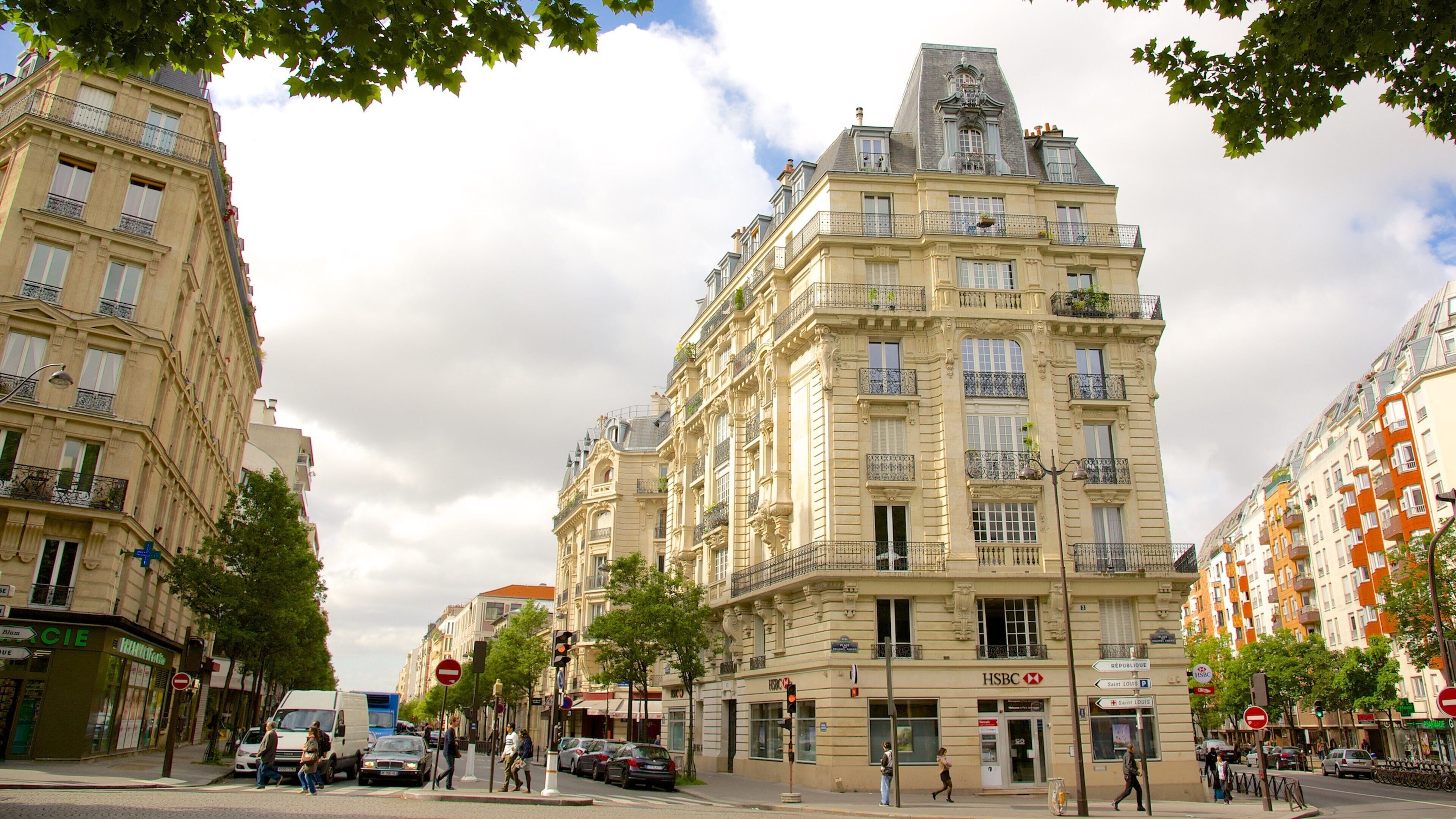 10e arrondissement inclusief straten en historisch erfgoed