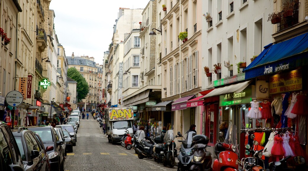 18º Arrondissement mostrando uma cidade e cenas de rua
