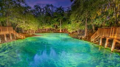 Branford Spring (A.K.A. Ivey Spring) in Ivey Memorial Park, Branford, Florida
