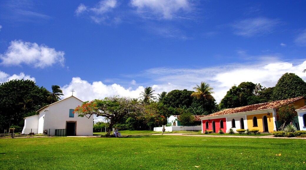 porto seguro, bahia / brazil - june 9, 2007: view of the region at Quadrado in Trancoso, in the city of Porto Seguro, in the south of Bahia.