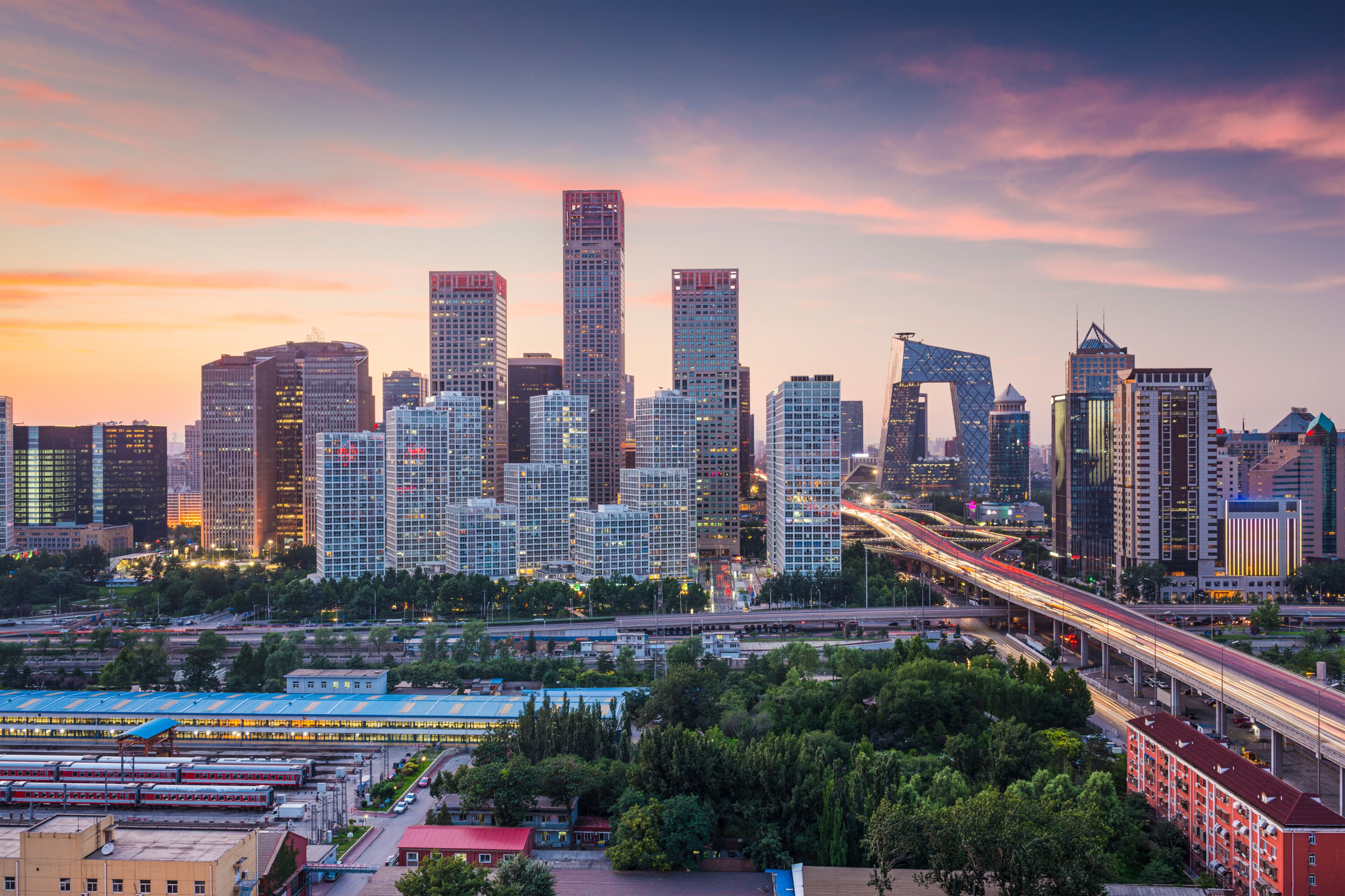 Beijing, China Financial District