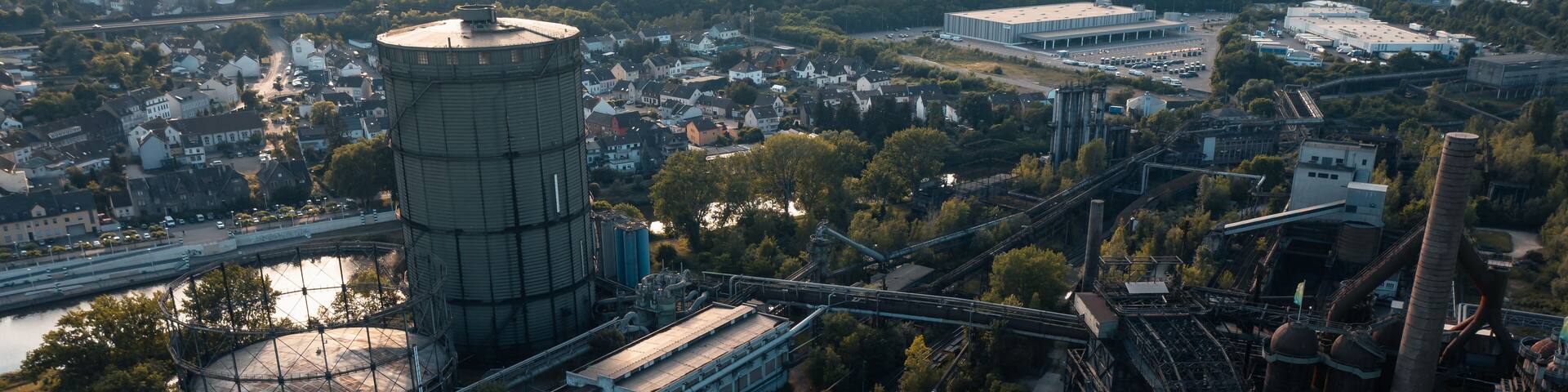 Travel German industrial culture Historical sight in Voelklingen Saarland