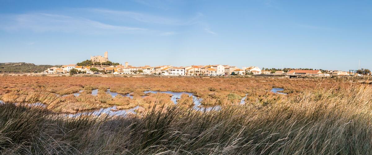 Panorama de Gruissan en Automne